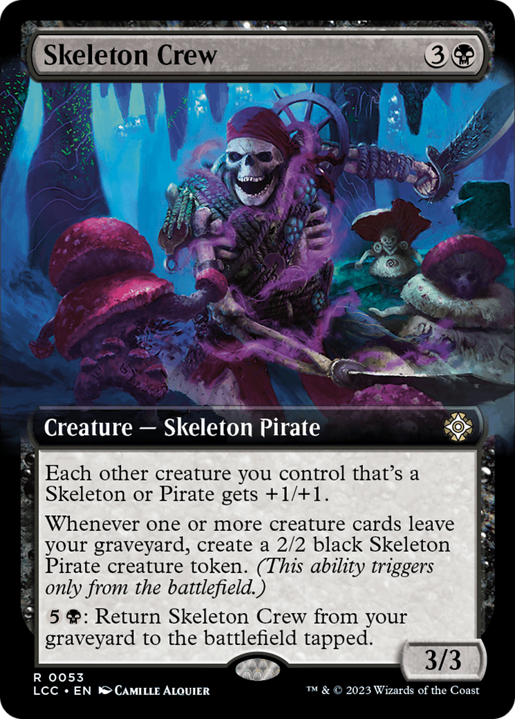 Skeleton Crew (Extended Art) [The Lost Caverns of Ixalan Commander] | Play N Trade Winnipeg