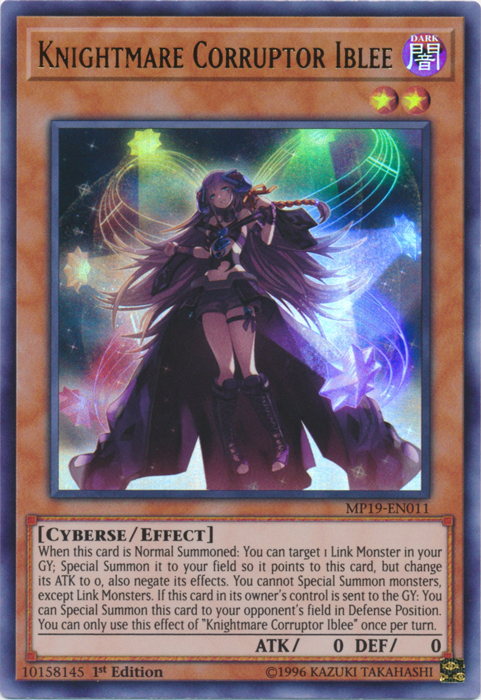 Knightmare Corruptor Iblee [MP19-EN011] Ultra Rare | Play N Trade Winnipeg