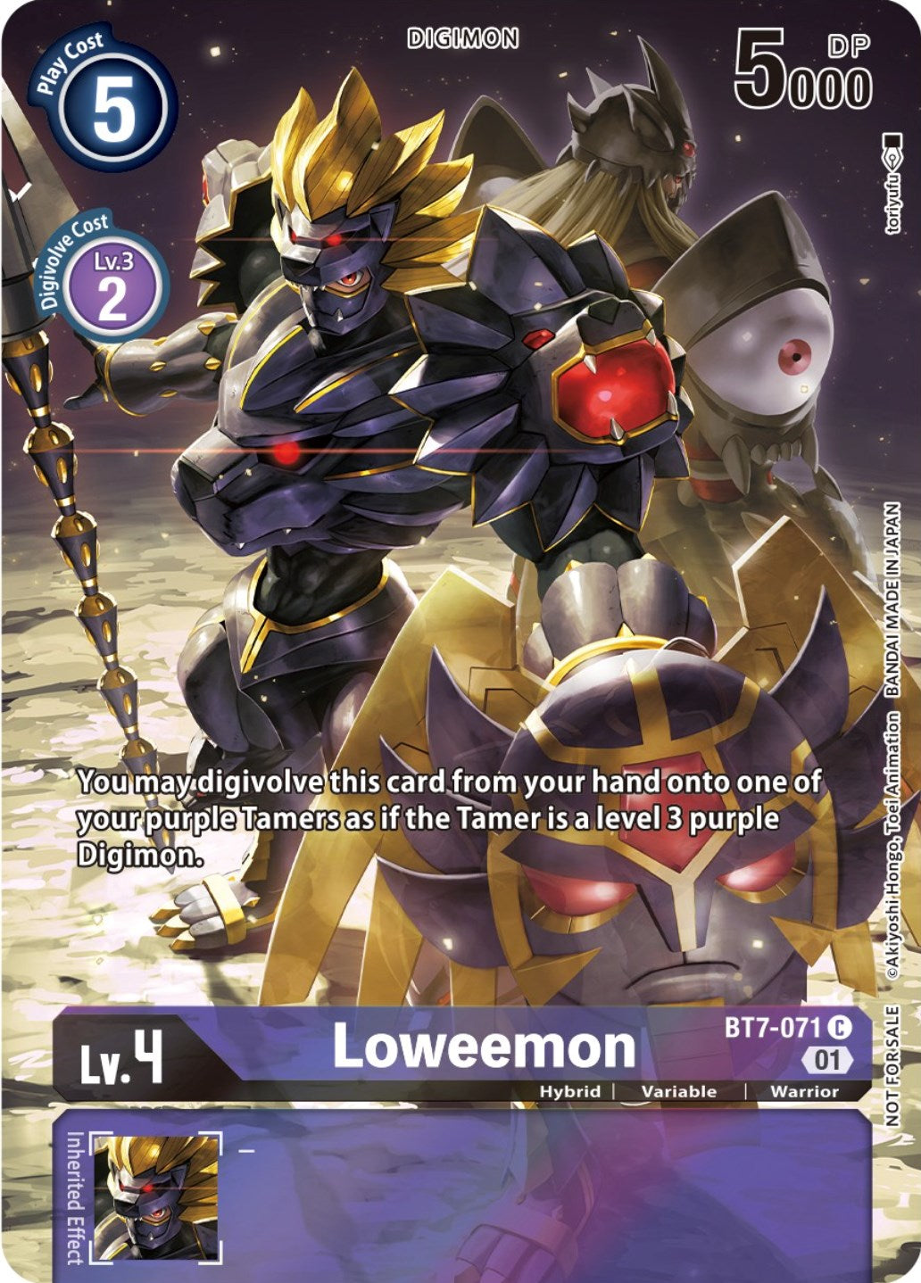 Loweemon [BT7-071] (2nd Anniversary Frontier Card) [Next Adventure Promos] | Play N Trade Winnipeg