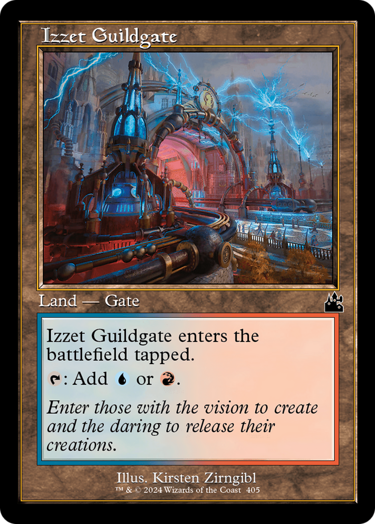 Izzet Guildgate (Retro Frame) [Ravnica Remastered] | Play N Trade Winnipeg