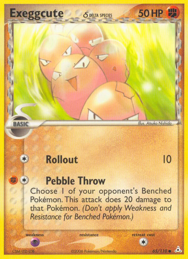 Exeggcute (65/110) (Delta Species) [EX: Holon Phantoms] | Play N Trade Winnipeg