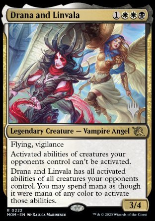 Drana and Linvala (Promo Pack) [March of the Machine Promos] | Play N Trade Winnipeg