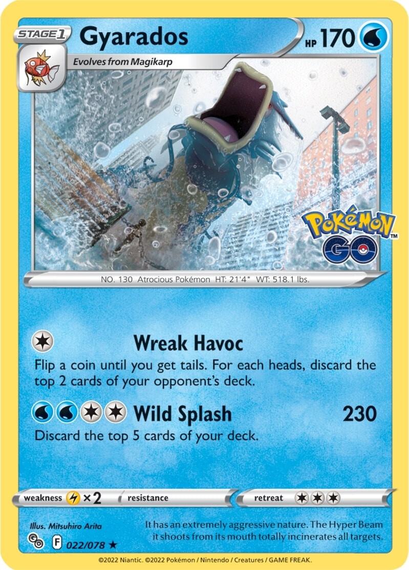 Gyarados (022/078) [Pokémon GO] | Play N Trade Winnipeg