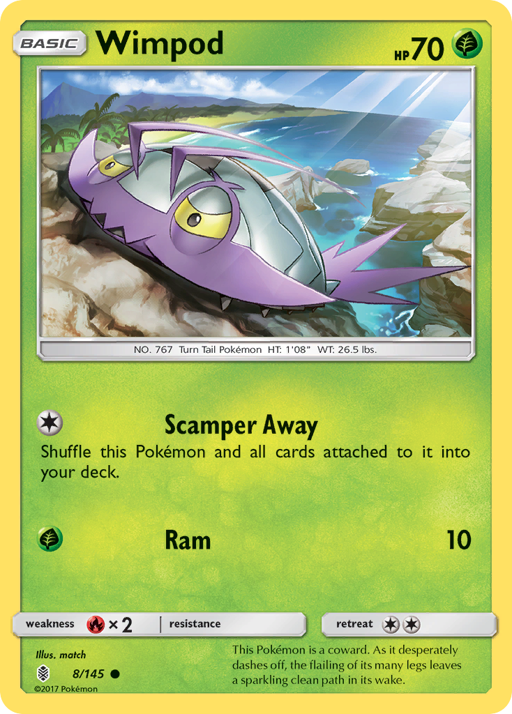 Wimpod (8/145) [Sun & Moon: Guardians Rising] | Play N Trade Winnipeg