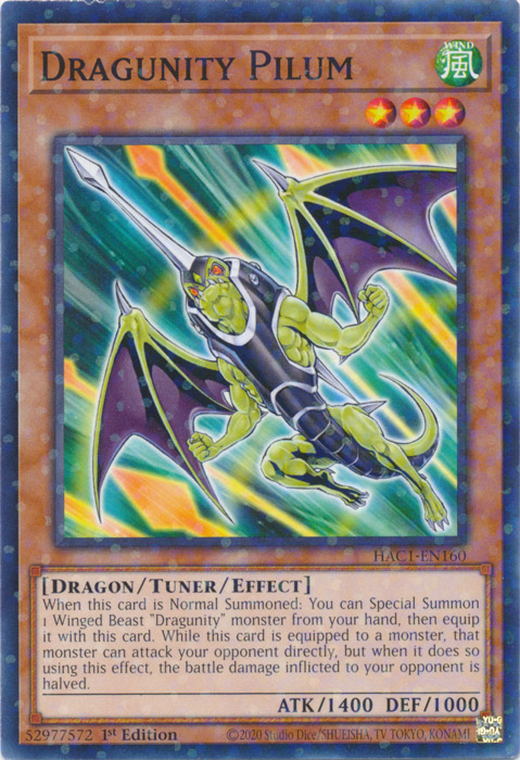 Dragunity Pilum (Duel Terminal) [HAC1-EN160] Common | Play N Trade Winnipeg