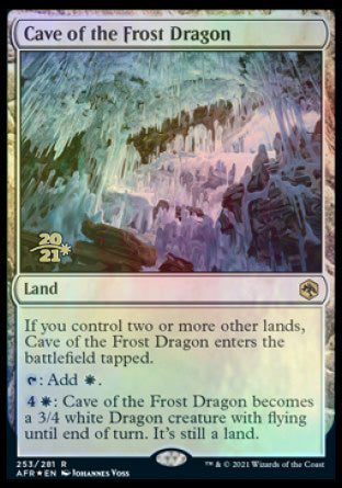 Cave of the Frost Dragon [Dungeons & Dragons: Adventures in the Forgotten Realms Prerelease Promos] | Play N Trade Winnipeg