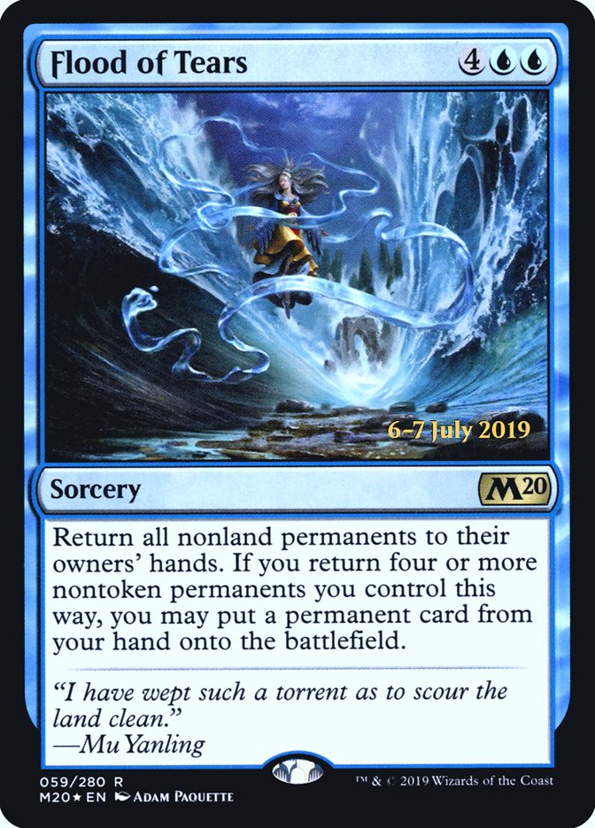 Flood of Tears  [Core Set 2020 Prerelease Promos] | Play N Trade Winnipeg