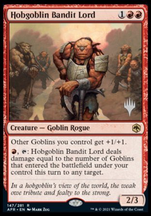 Hobgoblin Bandit Lord (Promo Pack) [Dungeons & Dragons: Adventures in the Forgotten Realms Promos] | Play N Trade Winnipeg