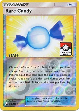 Rare Candy (142/168) (League Promo Staff) [Sun & Moon: Celestial Storm] | Play N Trade Winnipeg