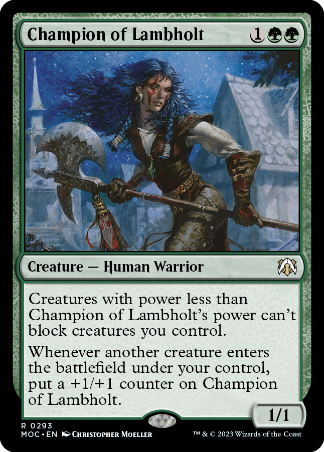 Champion of Lambholt [March of the Machine Commander] | Play N Trade Winnipeg