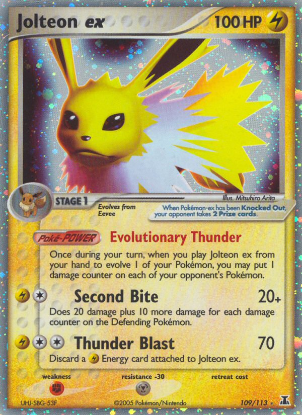 Jolteon ex (109/113) [EX: Delta Species] | Play N Trade Winnipeg