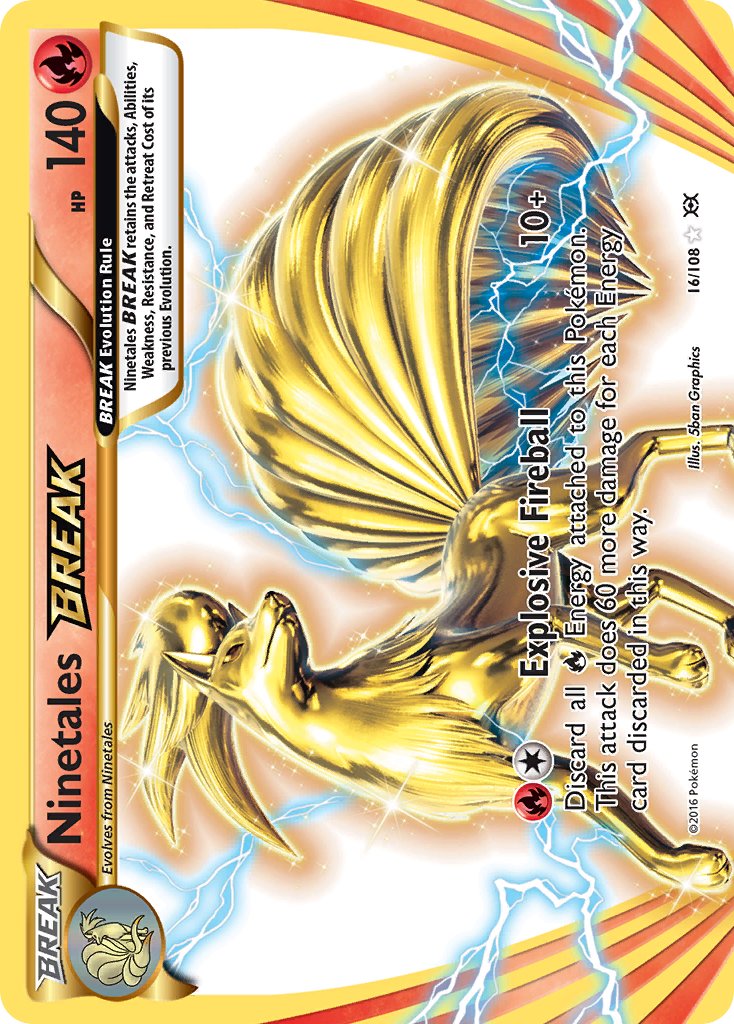 Ninetales BREAK (16/108) [XY: Evolutions] | Play N Trade Winnipeg