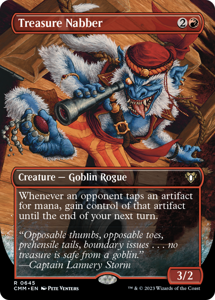 Treasure Nabber (Borderless Alternate Art) [Commander Masters] | Play N Trade Winnipeg