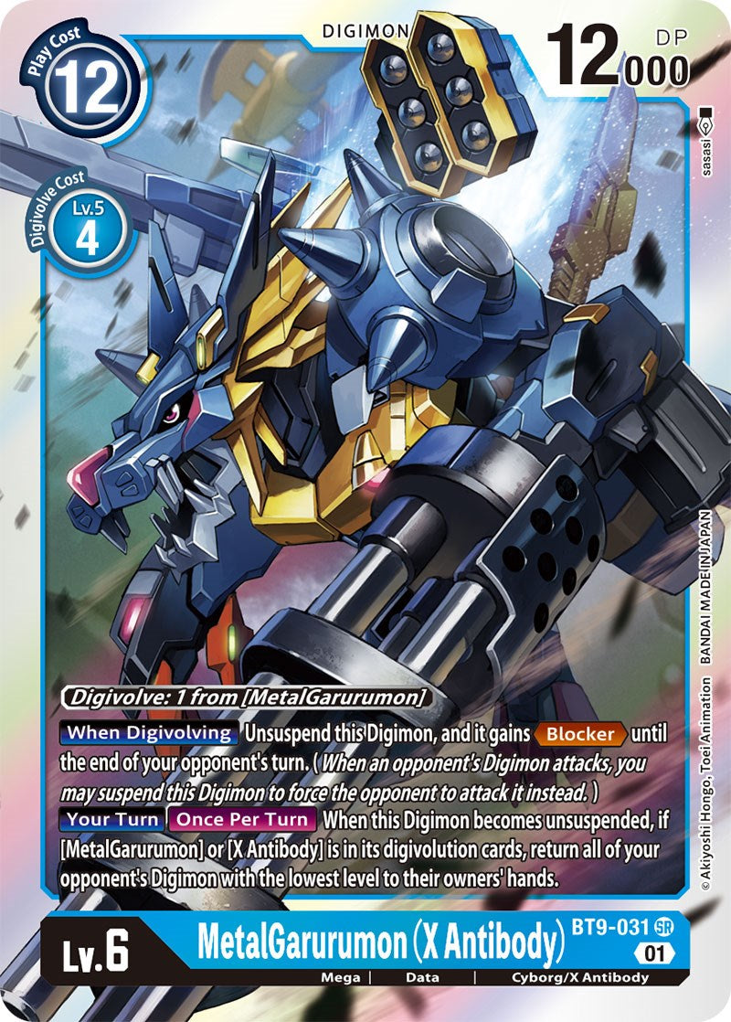 MetalGarurumon (X Antibody) [BT9-031] [X Record] | Play N Trade Winnipeg