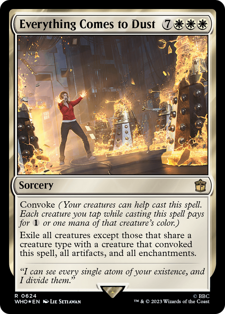 Everything Comes to Dust (Surge Foil) [Doctor Who] | Play N Trade Winnipeg