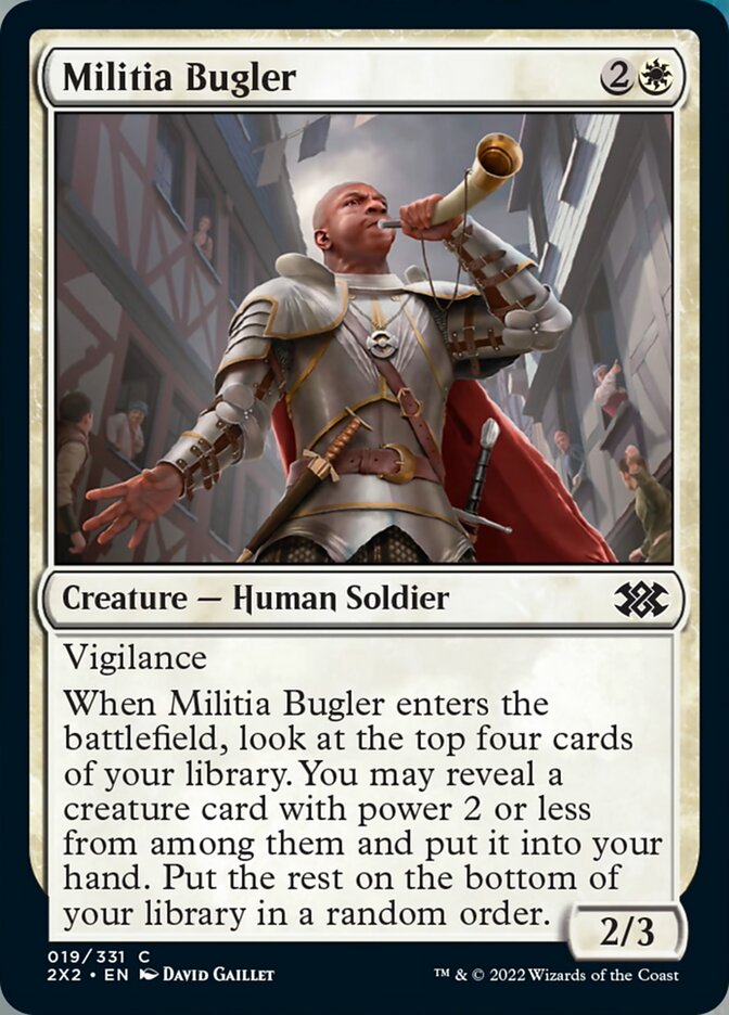 Militia Bugler [Double Masters 2022] | Play N Trade Winnipeg