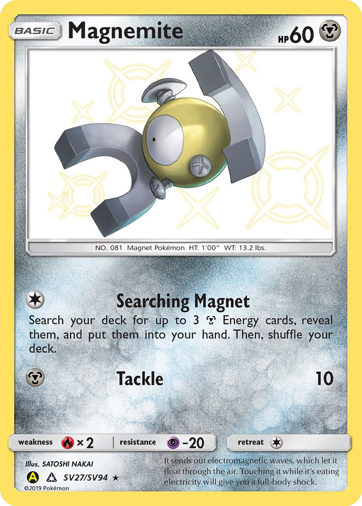 Magnemite (SV27/SV94) [Sun & Moon: Hidden Fates - Shiny Vault] | Play N Trade Winnipeg