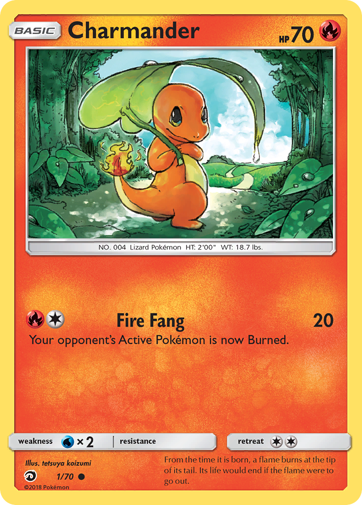 Charmander (1/70) [Sun & Moon: Dragon Majesty] | Play N Trade Winnipeg