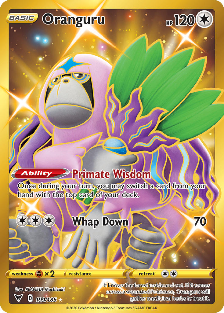 Oranguru (199/185) [Sword & Shield: Vivid Voltage] | Play N Trade Winnipeg