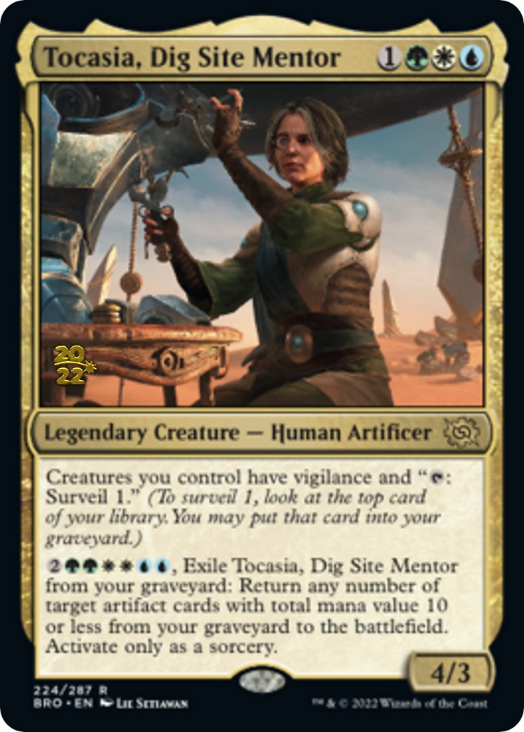 Tocasia, Dig Site Mentor [The Brothers' War: Prerelease Promos] | Play N Trade Winnipeg