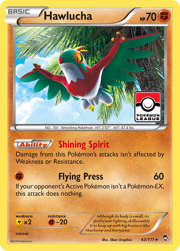 Hawlucha (63/111) [XY: Furious Fists] | Play N Trade Winnipeg