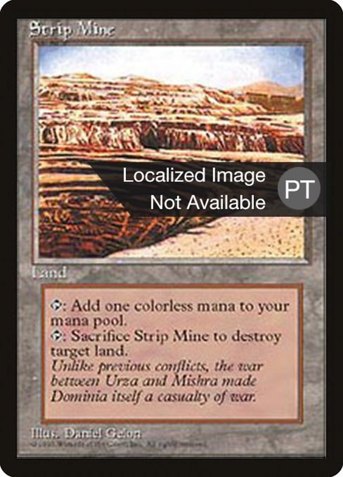 Strip Mine [Fourth Edition (Foreign Black Border)] | Play N Trade Winnipeg