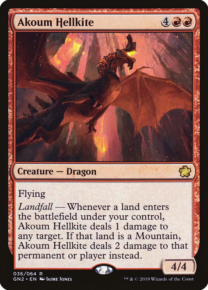 Akoum Hellkite [Game Night 2019] | Play N Trade Winnipeg