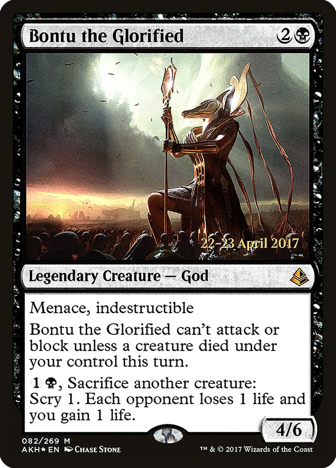 Bontu the Glorified  [Amonkhet Prerelease Promos] | Play N Trade Winnipeg