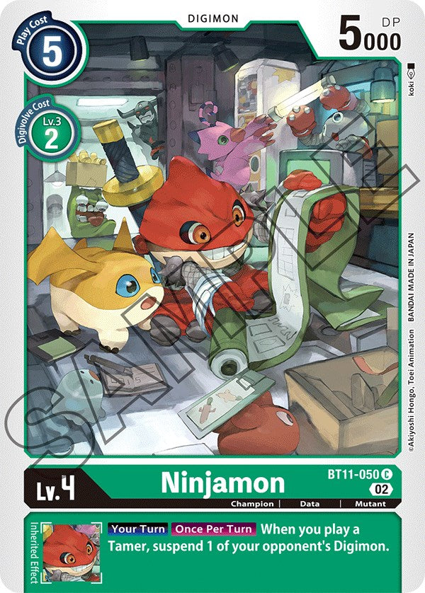 Ninjamon [BT11-050] [Dimensional Phase] | Play N Trade Winnipeg