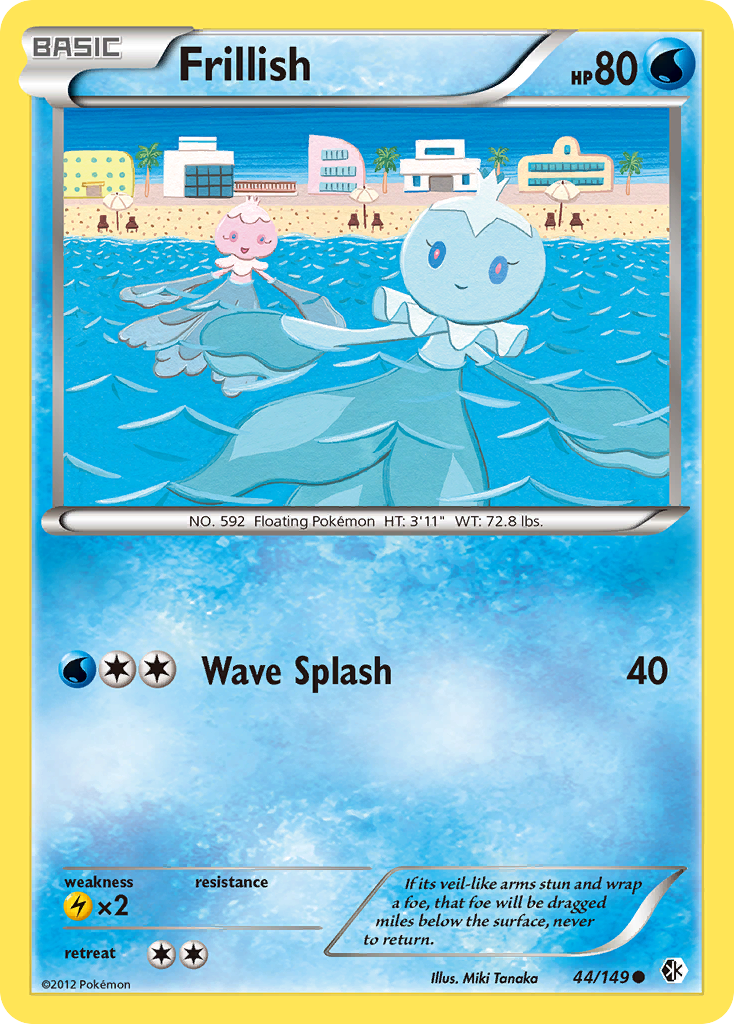 Frillish (44/149) [Black & White: Boundaries Crossed] | Play N Trade Winnipeg