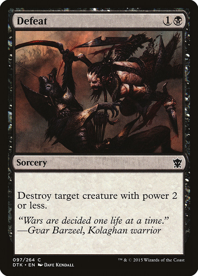 Defeat [Dragons of Tarkir] | Play N Trade Winnipeg