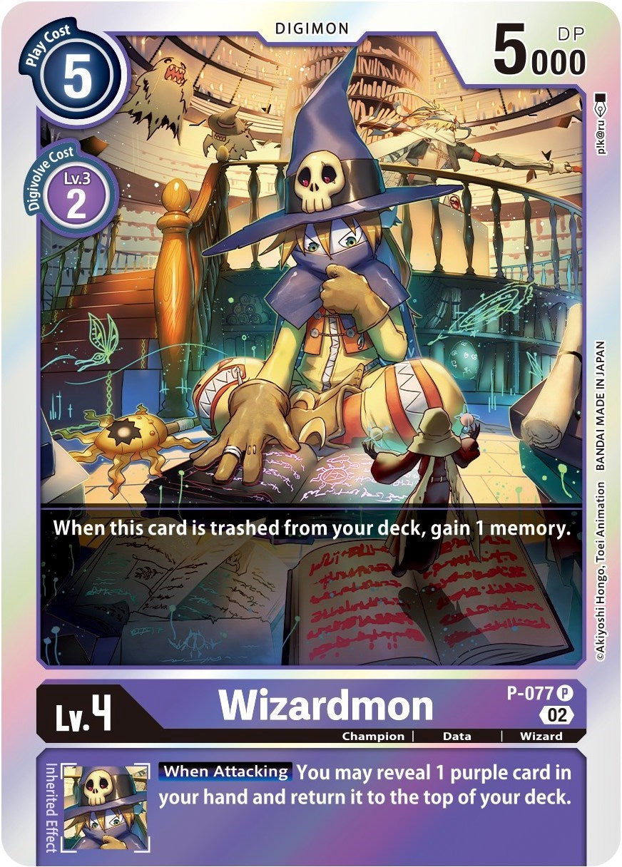 Wizardmon [P-077] (Alternate Art) [Starter Deck: Beelzemon Advanced Deck Set] | Play N Trade Winnipeg