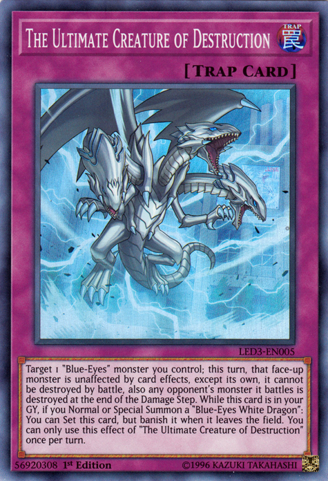 The Ultimate Creature of Destruction [LED3-EN005] Super Rare | Play N Trade Winnipeg