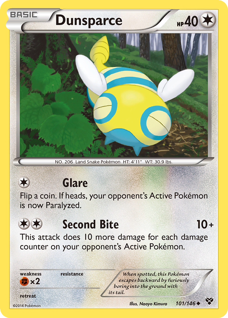 Dunsparce (101/146) [XY: Base Set] | Play N Trade Winnipeg