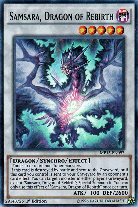 Samsara, Dragon of Rebirth [MP15-EN097] Super Rare | Play N Trade Winnipeg