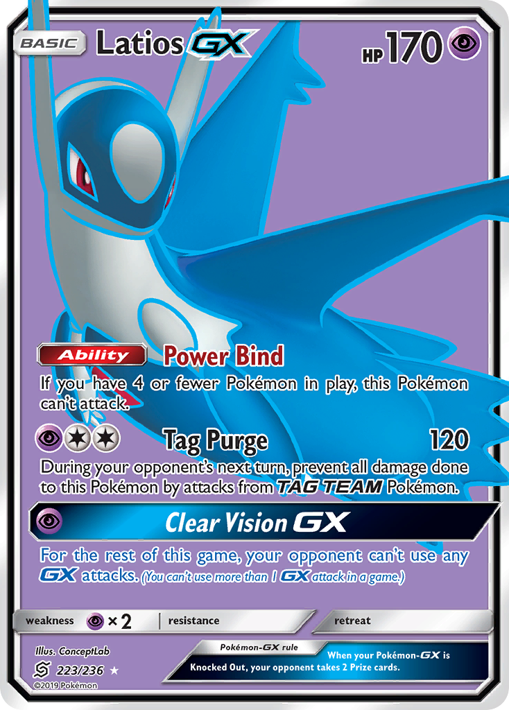 Latios GX (223/236) [Sun & Moon: Unified Minds] | Play N Trade Winnipeg