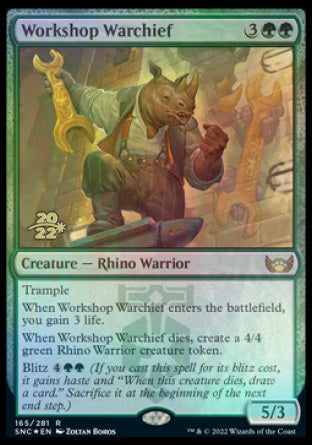 Workshop Warchief [Streets of New Capenna Prerelease Promos] | Play N Trade Winnipeg