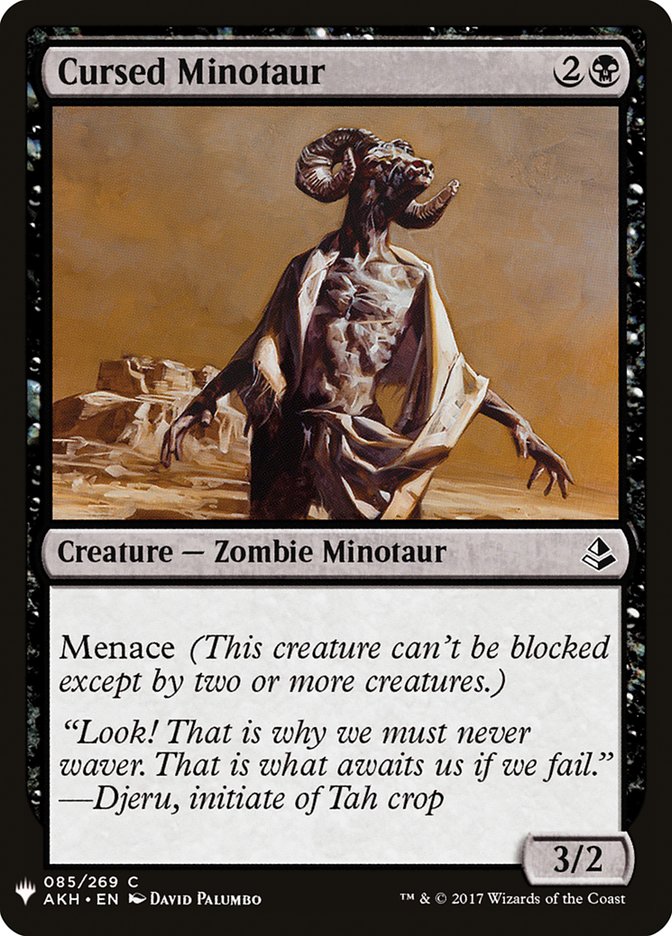 Cursed Minotaur [Mystery Booster] | Play N Trade Winnipeg