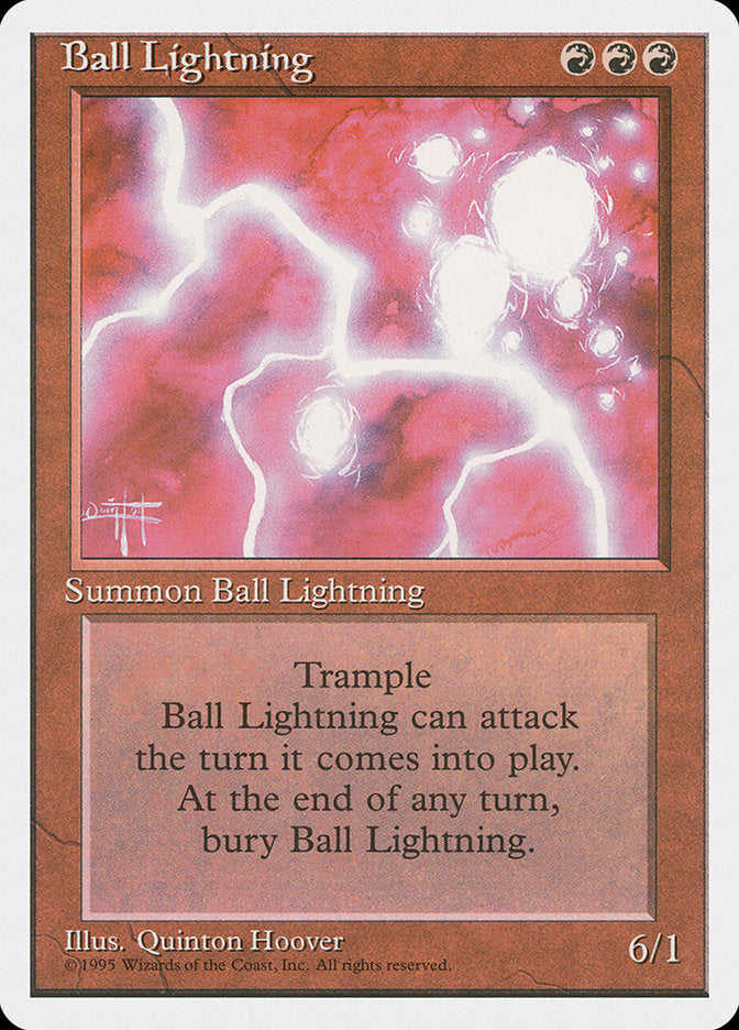 Ball Lightning [Fourth Edition] | Play N Trade Winnipeg