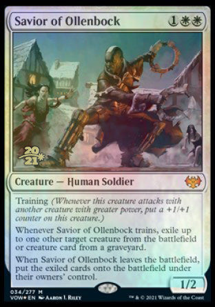 Savior of Ollenbock [Innistrad: Crimson Vow Prerelease Promos] | Play N Trade Winnipeg