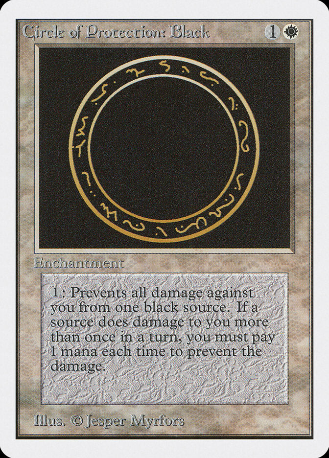 Circle of Protection: Black [Unlimited Edition] | Play N Trade Winnipeg