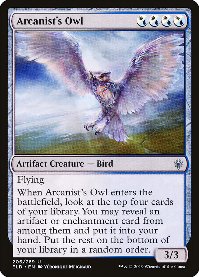Arcanist's Owl [Throne of Eldraine] | Play N Trade Winnipeg