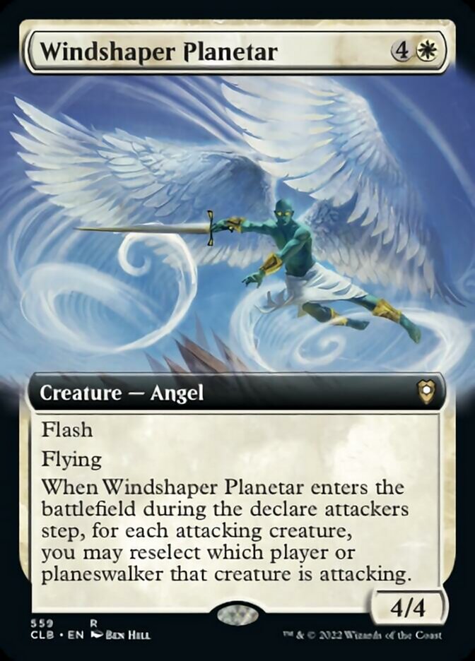 Windshaper Planetar (Extended Art) [Commander Legends: Battle for Baldur's Gate] | Play N Trade Winnipeg