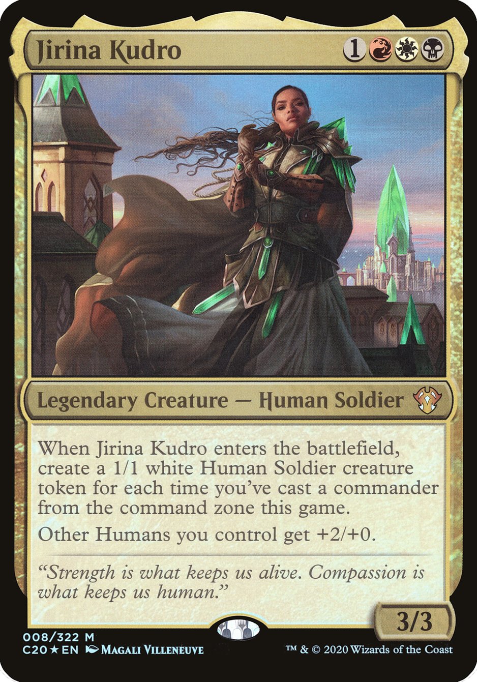 Jirina Kudro (Oversized) [Commander 2020 Oversized] | Play N Trade Winnipeg