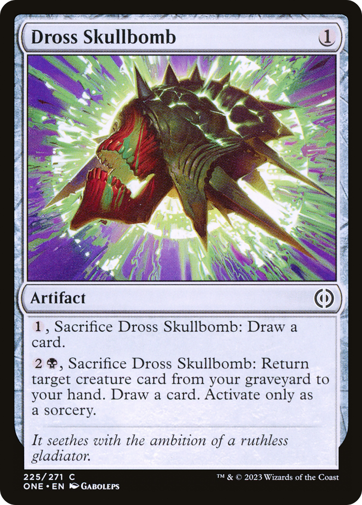 Dross Skullbomb [Phyrexia: All Will Be One] | Play N Trade Winnipeg