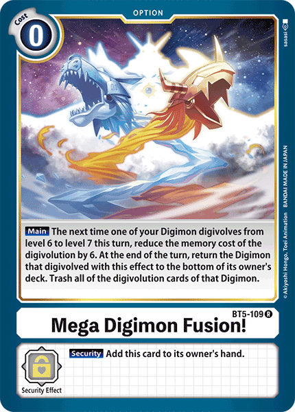 Mega Digimon Fusion! [BT5-109] [Battle of Omni] | Play N Trade Winnipeg