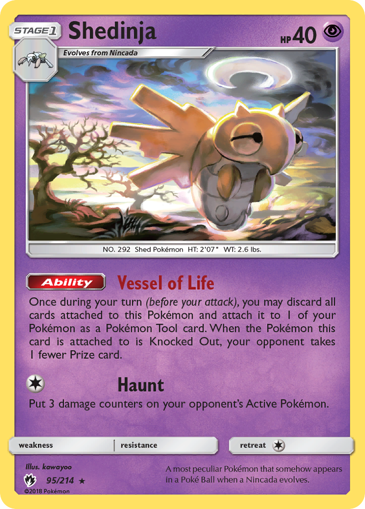 Shedinja (95/214) [Sun & Moon: Lost Thunder] | Play N Trade Winnipeg