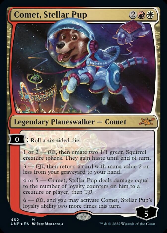 Comet, Stellar Pup (Galaxy Foil) [Unfinity] | Play N Trade Winnipeg