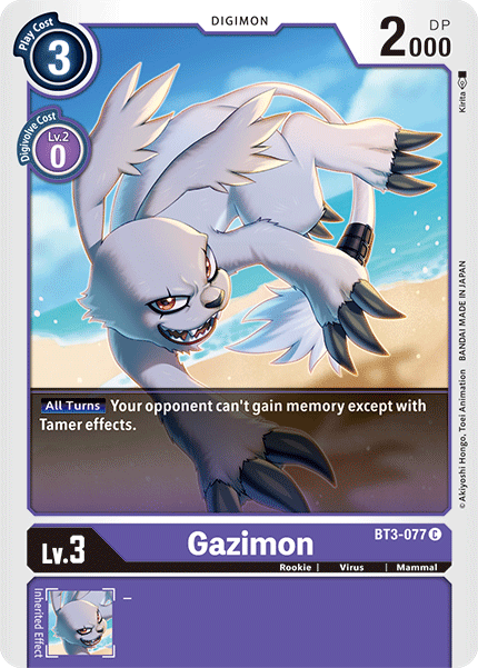 Gazimon [BT3-077] [Release Special Booster Ver.1.5] | Play N Trade Winnipeg