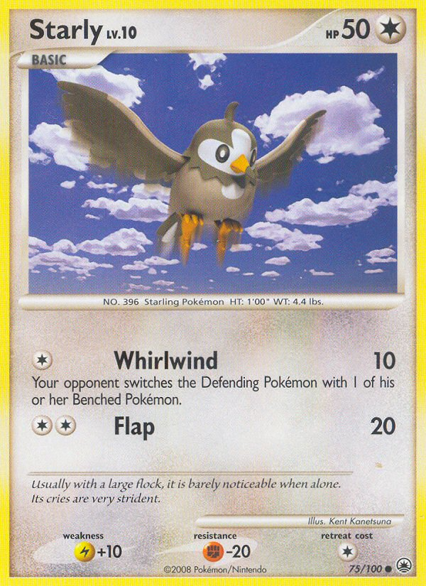 Starly (75/100) [Diamond & Pearl: Majestic Dawn] | Play N Trade Winnipeg